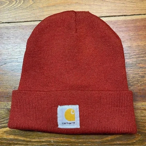 Carhartt Beanie / Hat | Rust Red | One Size Fits Most - Picture 1 of 2